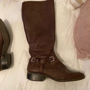 Ralph Lauren tall brown boots